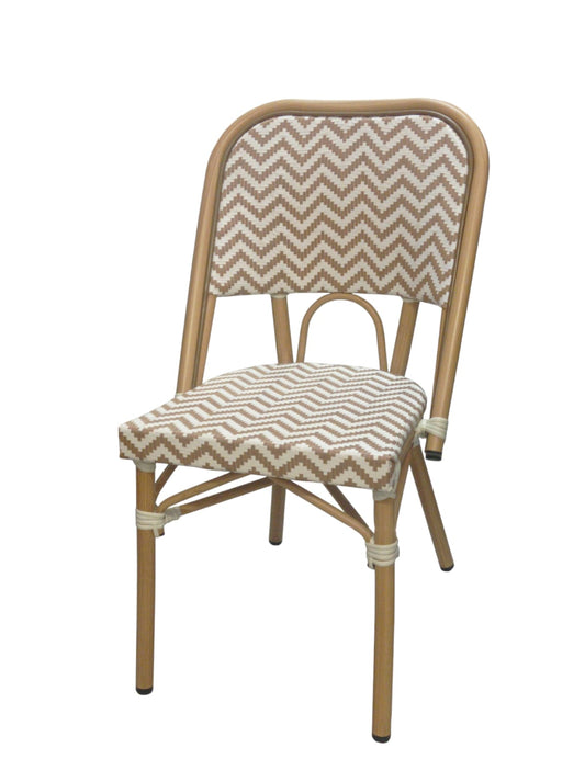 Silla de Aluminio con Brazos para Terraza